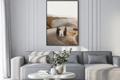 Plakat: Sielski krajobraz kapliczka cappella w toskanii