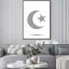 Plakat: Silver star and crescent