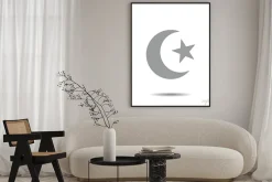 Plakat: Silver star and crescent