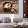 Plakat: Smażony plasterek łososia
