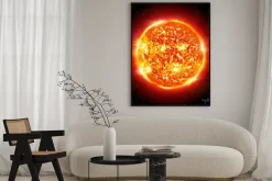 Plakat: Słońce z bliska