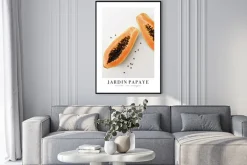 Plakat: Soczyste owoce papai