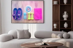 Plakat: Sprzęt fitness