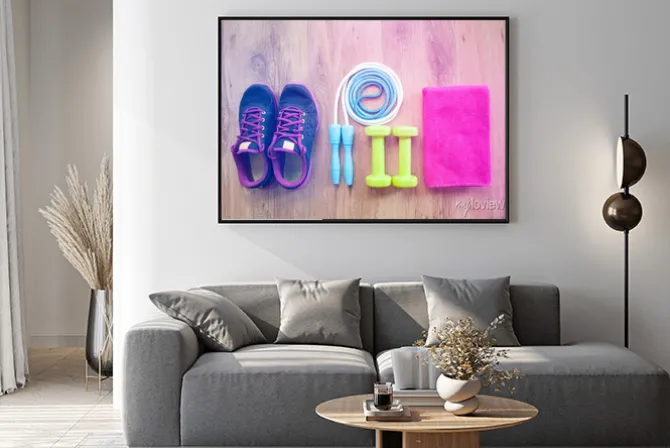 Plakat: Sprzęt fitness