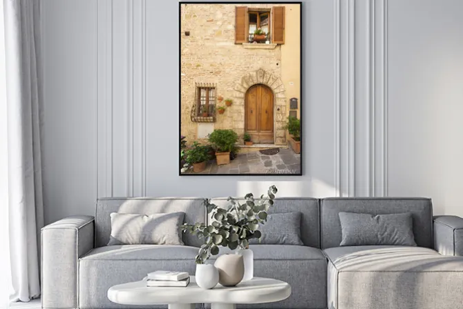 Plakat: Stare miasto montepulciano w toskanii