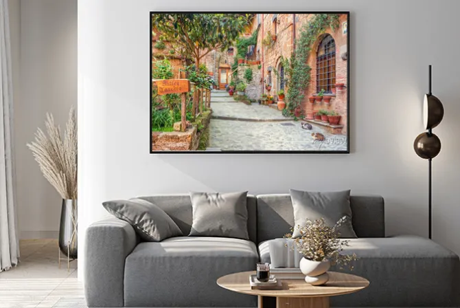 Plakat: Stare miasto toskania włochy