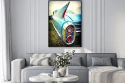 Plakat: Stary amerykański samochód w stylu vintage