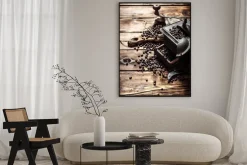 Plakat: Stary młynek do kawy