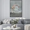Plakat: Surrealistyczna ilustracja z żyrafą