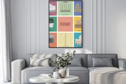 Plakat: Symbole rzymie