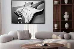 Plakat: Szczegóły gitara elektryczna