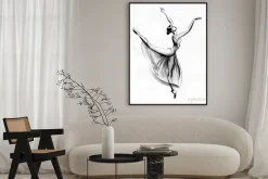 Plakat: Tańcząca baletnica
