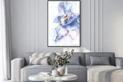 Plakat: Tańcząca baletnica w stylu akwarelowym