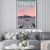 Plakat: Time to travel. around the world. quality vector poster. italy.