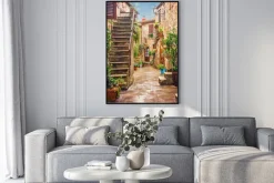 Plakat: Toskańska uliczka