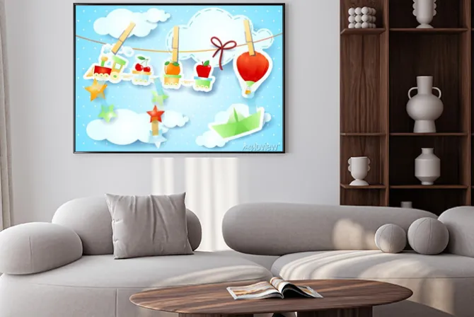 Plakat: Transport, ilustracji dla dzieci