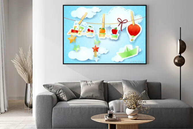 Plakat: Transport, ilustracji dla dzieci