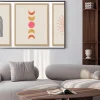 Plakat: Trendy contemporary set of abstract geometric minimalist composition