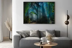 Plakat: Tropikalna dżungla o poranku