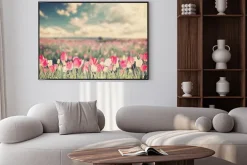 Plakat: Tulipan kwiaty polne rocznika