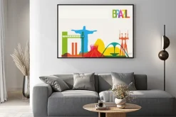 Plakat: Turystyka brazylia skyline