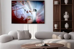 Plakat: Tylny widok luksusowego samochodu