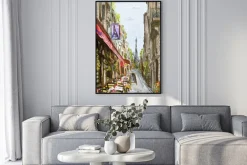 Plakat: Ulica w paryżu - ilustracja