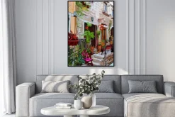 Plakat: Ulica w rzymie - ilustracji