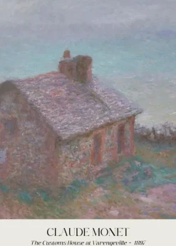 Plakat: Urząd celny w varengeville reprodukcja claude monet