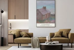 Plakat: Urząd celny w varengeville reprodukcja claude monet