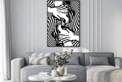 Plakat: Vector hand drawn illustration of girls with planets . creative