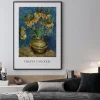 Plakat: Vincent van gogh szachownice cesarskie w miedzianym wazonie
