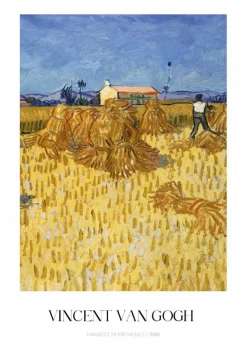 Plakat: Vincent van gogh zbiory kukurydzy w prowansji