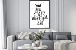 Plakat: Vintage grunge cytat motywacyjny plakat, doodles, kulas, cro