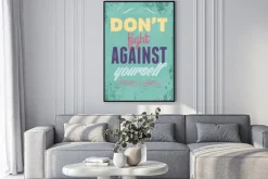 Plakat: Vintage ilustracja typografia wektor grunge efektów. może być