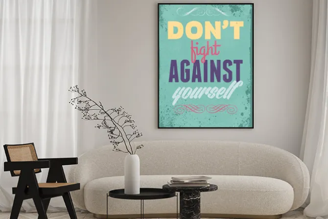 Plakat: Vintage ilustracja typografia wektor grunge efektów. może być