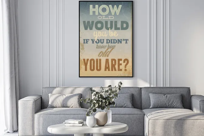 Plakat: Vintage ilustracja typografia wektor grunge efektów.