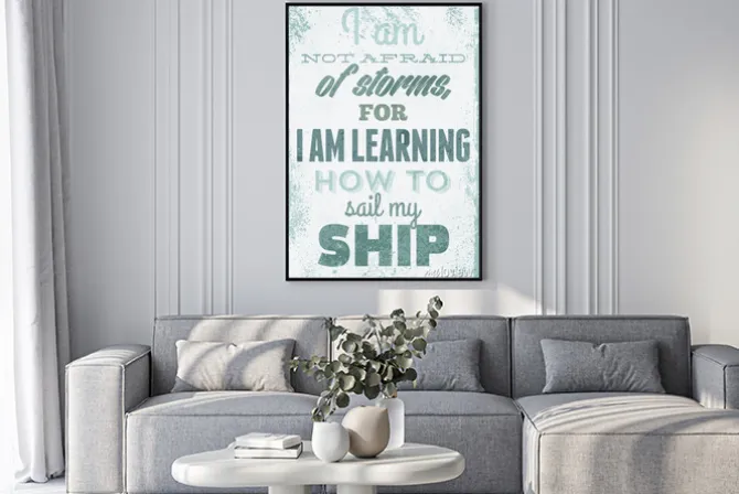 Plakat: Vintage ilustracja typografia wektor grunge efektów.