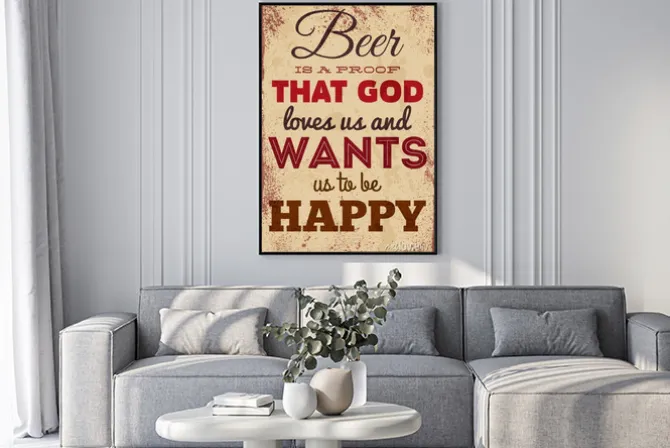 Plakat: Vintage ilustracja typografia wektor grunge efektów.