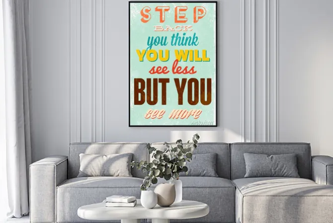 Plakat: Vintage ilustracja typografia wektor grunge efektów.