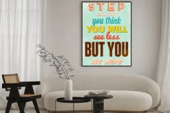 Plakat: Vintage ilustracja typografia wektor grunge efektów.