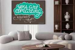 Plakat: Vintage plakat motywacyjny