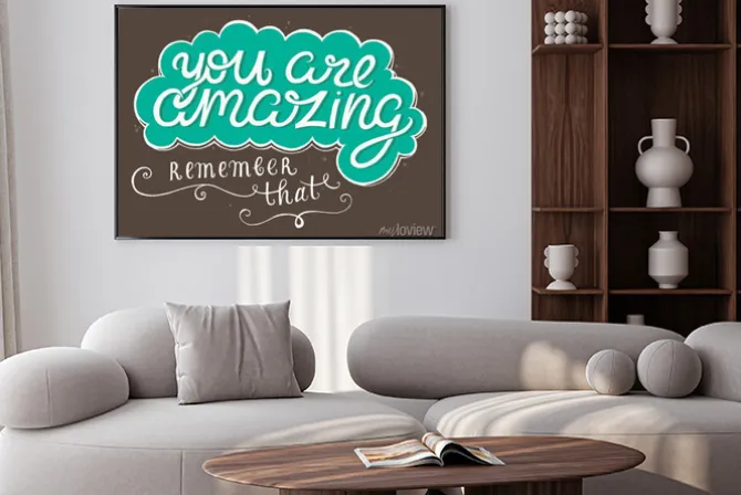 Plakat: Vintage plakat motywacyjny