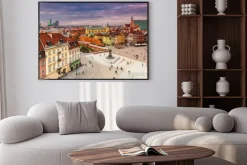 Plakat: Warszawa plac zamkowy