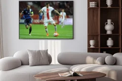 Plakat: Warszawa, polska - 07 września 2015: euro 2016 france football