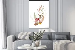 Plakat: Watercolor hand painted composition - arrangement, bouquet. soft