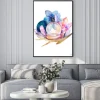 Plakat: Watercolor illustration. magical abstract composition. magic