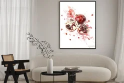 Plakat: Watercolor image of pomegranate