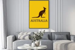 Plakat: Wektor australia kangur
