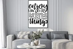 Plakat: Wektor plakat z elementami frazy i wystrój. karta typografii,